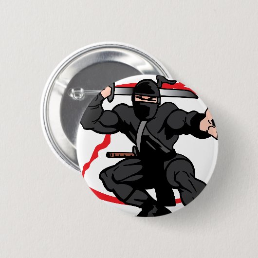 Ninja Button (Vorne & Hinten)