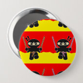 Ninja Button (Vorne & Hinten)