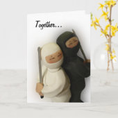 Ninja Card Karte (Gelbe Blume)