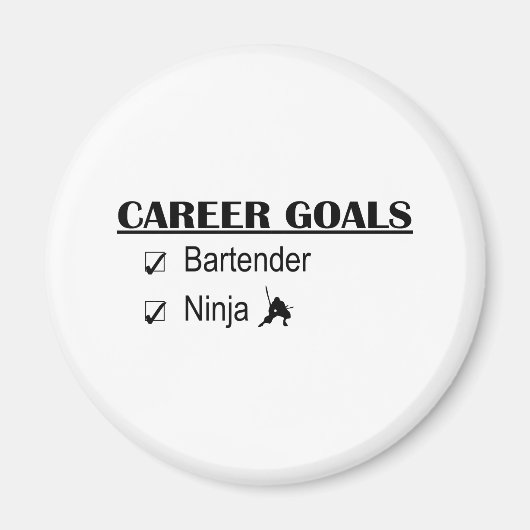 Ninja Career Goals - Barkeeper Magnet (Vorne)