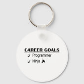 Ninja Career Goals - Programmierer Schlüsselanhänger (Vorderseite)