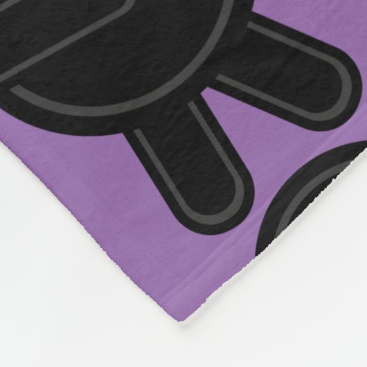 Ninja Cartoon-Fleece-Decke Fleecedecke (Ecke)