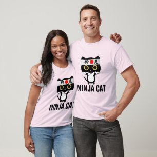 NINJA CAT Funny T - Shirt