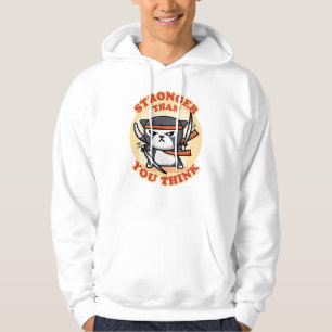 Ninja Cat   Größer als Sie denken Hoodie
