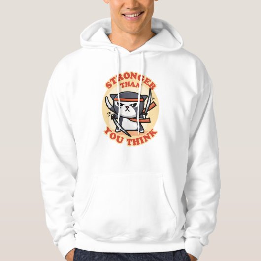 Ninja Cat | Größer als Sie denken Hoodie (Vorderseite)