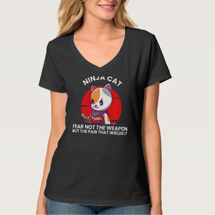 Ninja Cat Ninjas Karate Warrior Graphic T-Shirt