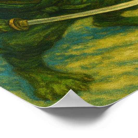 Ninja Cat Poster (Ecke)