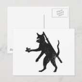 Ninja Cat Postkarte (Vorne/Hinten)