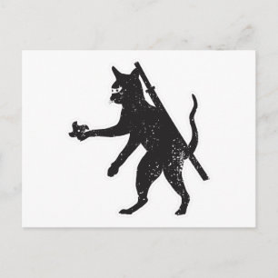 Ninja Cat Postkarte