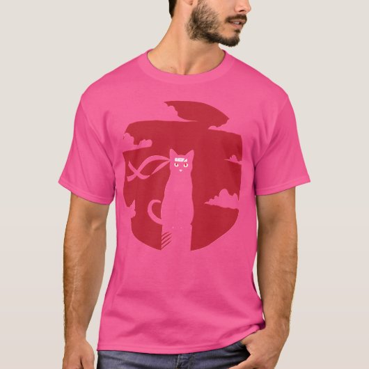 Ninja Cat Redmoon Massacre Shirt (Vorderseite)
