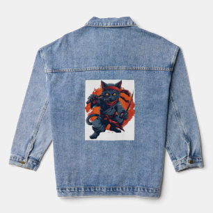 Ninja Cat Stealth Jeansjacke