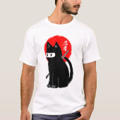 Ninja cat T-Shirt (Vorderseite)