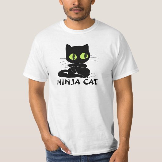 Ninja Cat T-Shirt (Vorderseite)