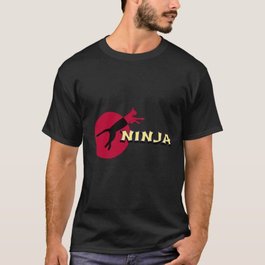 Ninja Cat T - Shirt Tank Top (Vorderseite)