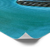 Ninja cat vs Robot Poster (Ecke)