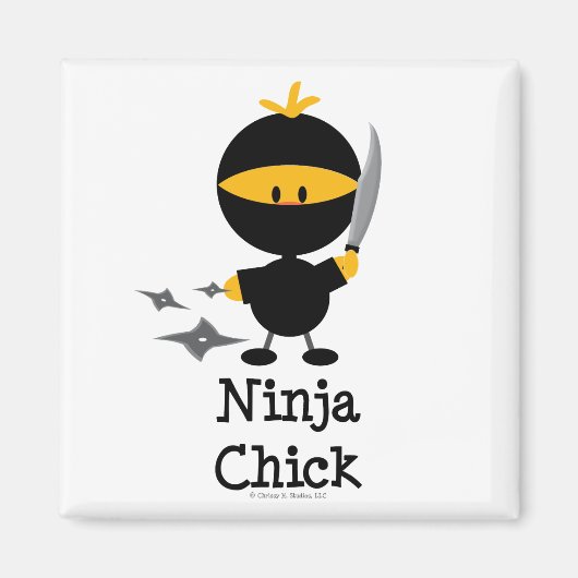 Ninja Chick Magnet (Vorne)