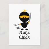 Ninja Chick Postcard Postkarte (Vorderseite)
