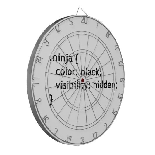 Ninja-Code, Skript Dartscheibe (Vorderseite Links)