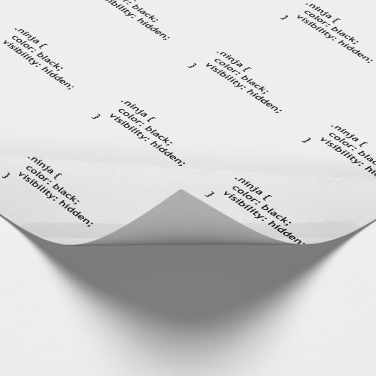 Ninja-Code, Skript Geschenkpapier (Ecke)