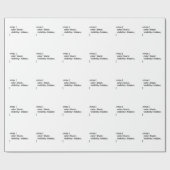 Ninja-Code, Skript Geschenkpapier (Flach)