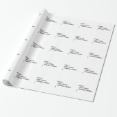 Ninja-Code, Skript Geschenkpapier (Ungerollt)