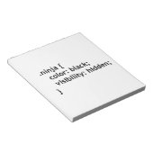 Ninja-Code, Skript Notizblock (angewinkelt)