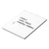 Ninja-Code, Skript Notizblock (Rotiert)