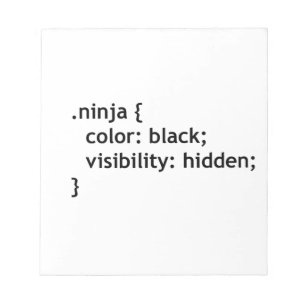 Ninja-Code, Skript Notizblock