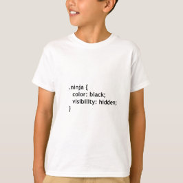 Ninja-Code, Skript T-Shirt