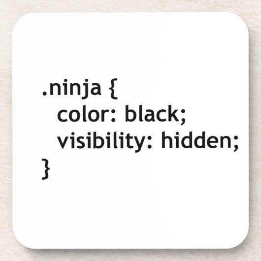 Ninja-Code, Skript Untersetzer (Vorderseite)