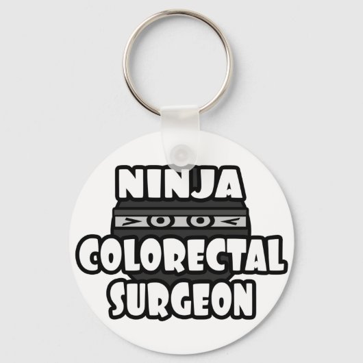 Ninja Colorektal Chirurg Schlüsselanhänger (Vorderseite)
