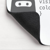 Ninja Computer-Code-Geeky lustige Mausunterlage Mousepad (Ecke)