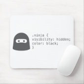 Ninja Computer-Code-Geeky lustige Mausunterlage Mousepad (Mit Mouse)