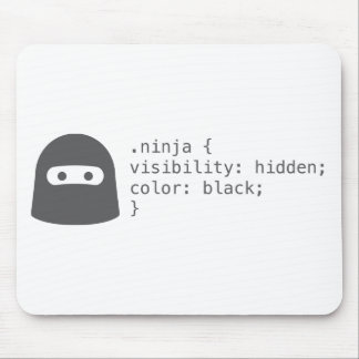 Ninja Computer-Code-Geeky lustige Mausunterlage Mousepad