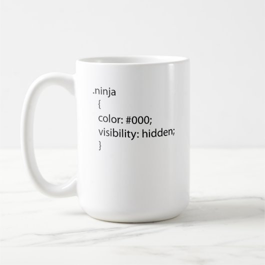 Ninja css Definition Kaffeetasse (Links)