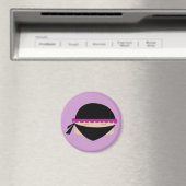 Ninja Cupcake Magnet (In Situ (Geschirrspüler))