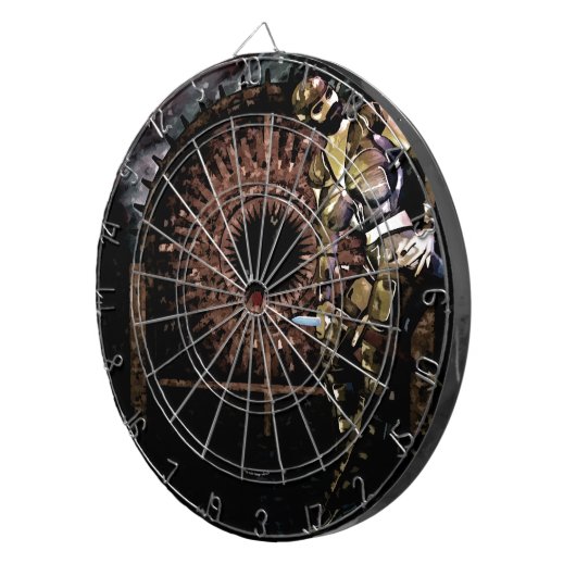 Ninja Dart Board Dartscheibe (Vorderseite rechts)