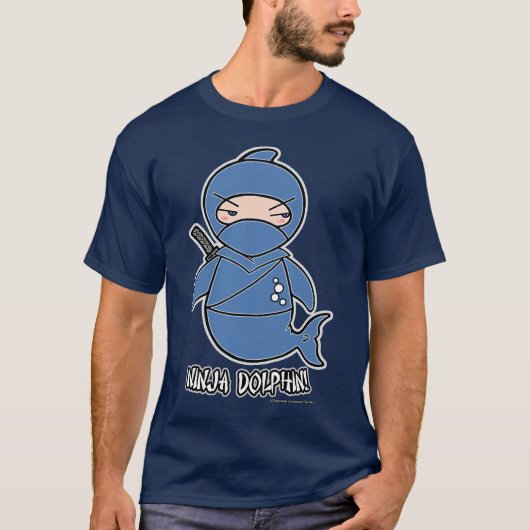 Ninja Delphin! T - Shirt (Vorderseite)