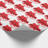 Ninja Design Wrapping Paper Geschenkpapier (Ecke)