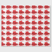 Ninja Design Wrapping Paper Geschenkpapier (Flach)