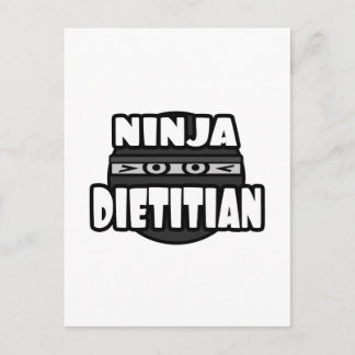 Ninja Dietitian Postkarte