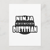 Ninja Dietitian Postkarte (Vorderseite)