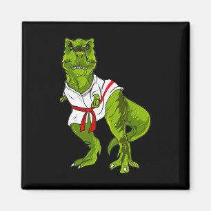 Ninja-Dinosaur-Märtyrer-Kunst Lustiger Judo-Karate Magnet