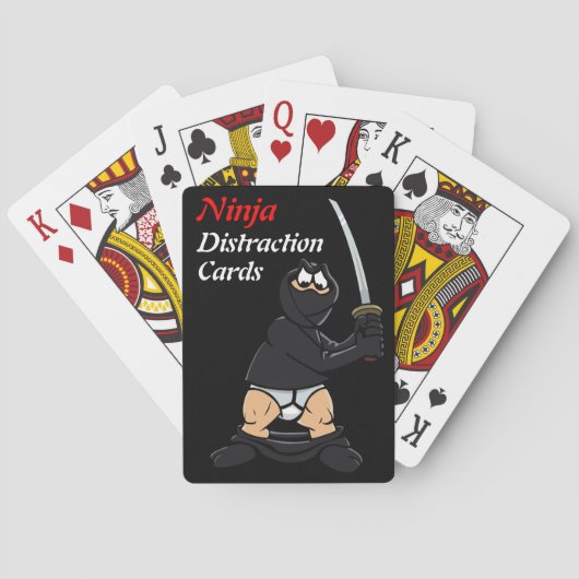 Ninja Distraction Cards Spielkarten (Rückseite)