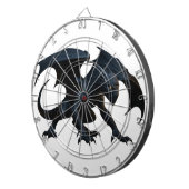 Ninja-Drache Dartscheibe (Vorderseite rechts)