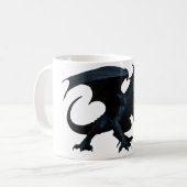 Ninja-Drache Kaffeetasse (Vorderseite Links)