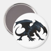 Ninja-Drache Magnet (Vorderseite/Rückseite)