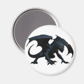 Ninja-Drache Magnet (Vorderseite/Rückseite)