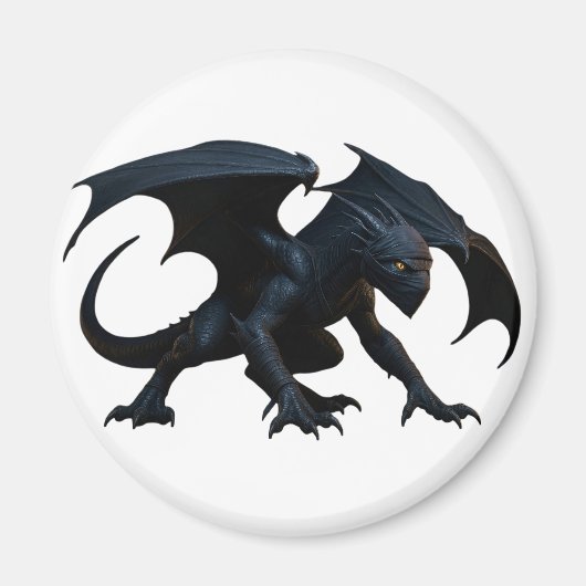 Ninja-Drache Magnet (Vorne)
