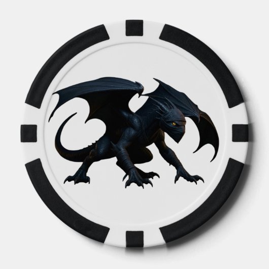 Ninja-Drache Pokerchips (Vorderseite)